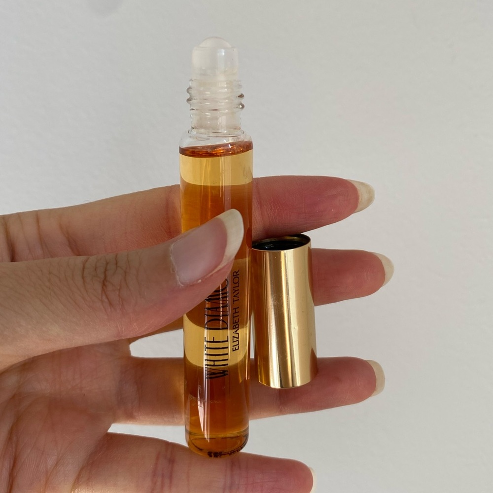 ELIZABETH TAYLOR White DIAMONDS rollerball 10ml Travel Size Vacation No Box - Picture 4 of 7
